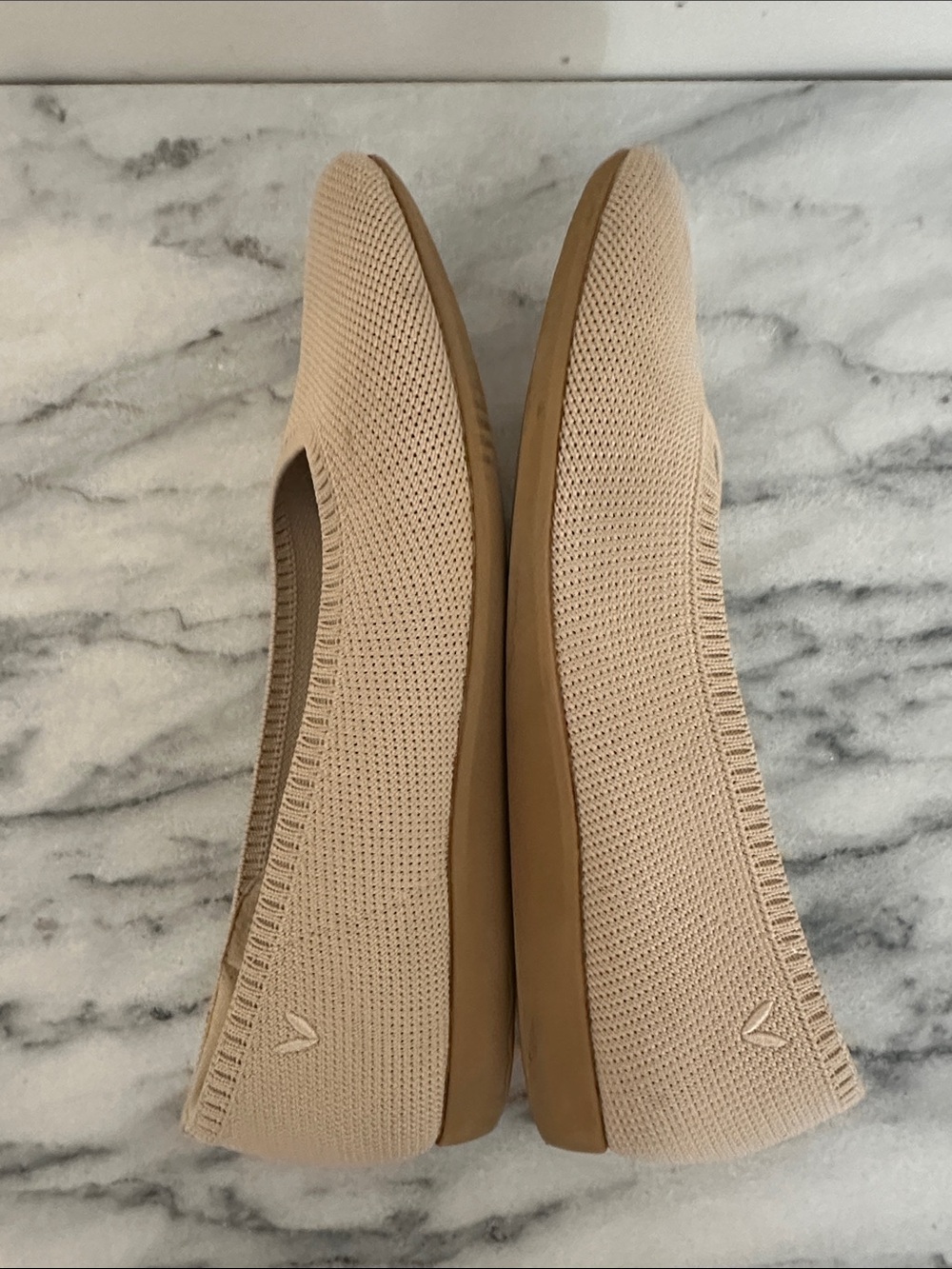VIVAIA Women's Beige Knit Ballet Flats size 37.5 - Picture 4 of 11